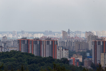 Panorama of Kyiv, the capital of Ukraine.