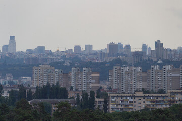 Panorama of Kyiv, the capital of Ukraine.