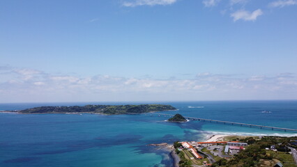 【角島大橋】山口県下関市豊北町大字神田～角島