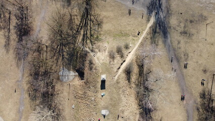water flowing into the water