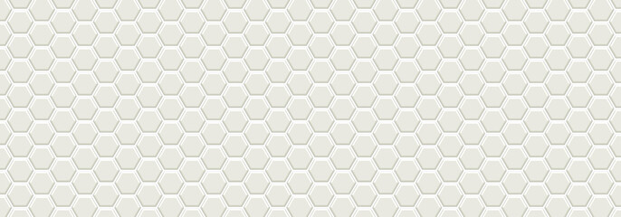 Embossed hexagon. Abstract honeycomb. Abstract tortoiseshell. Abstract football. Grey background