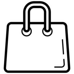 Shopping Bag line icon,linear,outline,graphic,illustration