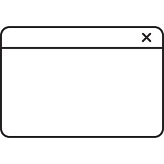 Obraz premium interface browser illustration