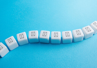 Chain of letters. Correspondence and related messages. Communication, e-mail newsletter. Protection...
