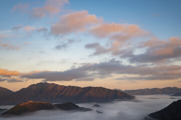 立雲狭から望む竹田城