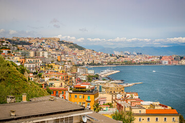 Fototapeta na wymiar Vue de la Baie de Naples