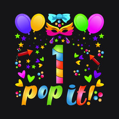 Birthday T-shirt Designs with unique vector