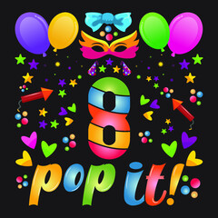 Birthday T-shirt Designs with unique vector