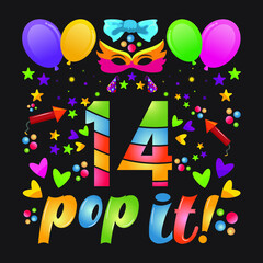 Birthday T-shirt Designs with unique vector