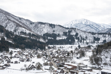 展望台から望む白川郷