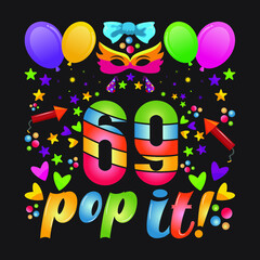 Birthday T-shirt Designs with unique vectors