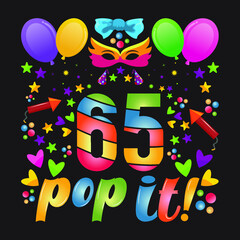 Birthday T-shirt Designs with unique vectors