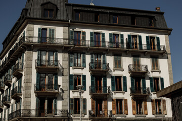 Chamonix Mont Blanc et LEs Houches en fin de saison hivernale