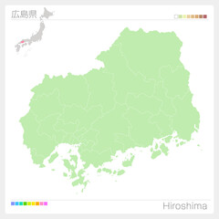 広島県の地図・Shimane Map