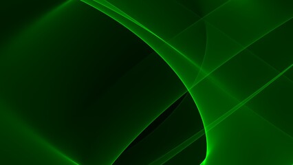 Hintergrund abstrakt 8K grün hellgrün, dunkelgrün, schwarz, weiß, Wellen Linien Kurven Verlauf - obrazy, fototapety, plakaty