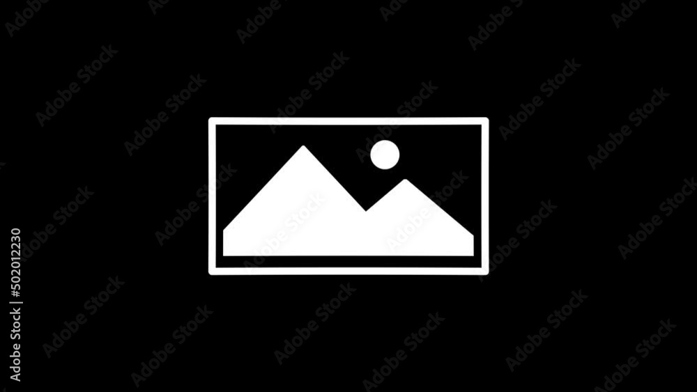 Poster white picture of painting on a black background. painting for the interior. distortion liquid style 