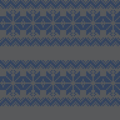 Christmas Fair Isle Seamless Pattern Design