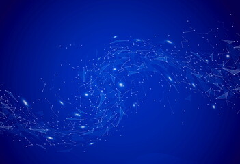 abstract blue background technology