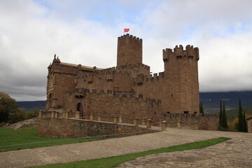 Fototapeta na wymiar Javier Castle in Navarre