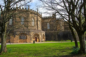 Fototapeta premium Outside Lancaster Castle.