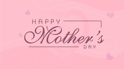 Fototapeta na wymiar Mothers day greeting card. happy mom with heart, best mom ever