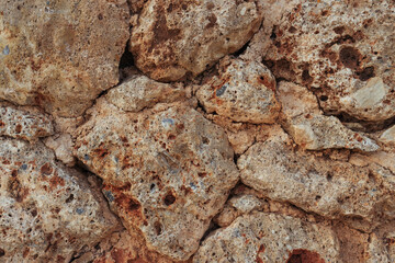 background with yellow bricks, there is a place for inscriptions
