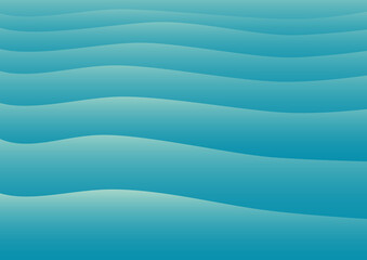 Obraz na płótnie Canvas 青い海底の背景。浅い海の底のリップルマーク。幾何学的な３Dパターン。