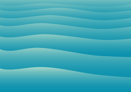 青い海底の背景。浅い海の底のリップルマーク。幾何学的な３Dパターン。