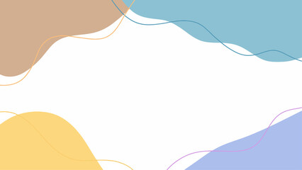 Colorful abstract background with dynamic shadow on background. Summer background concept with copy space. Vector background. EPS 10