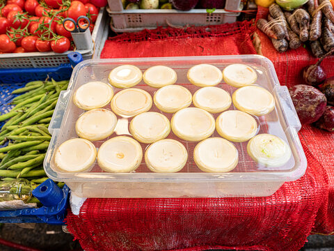 group of fresh artichokes hearts in plastic bowl