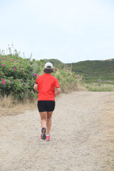 Joggerin auf Sylt 