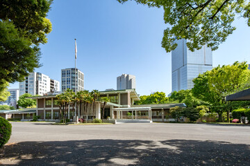 東京都港区麻布永坂町の参議院議長公邸 © Caito