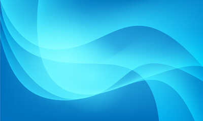 Abstract blue light curve wave luxury design creative background vector