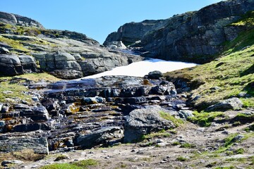 mountain river in the mountains