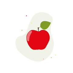 red apple