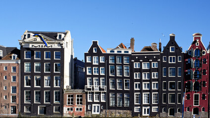 Vue d'ensemble d'un quartier d'Amsterdam