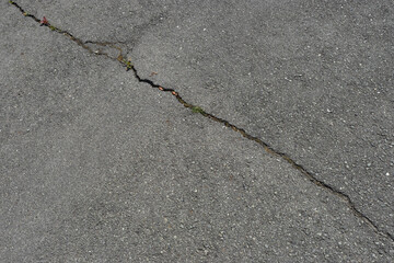 Obraz premium Cracks in asphalt
