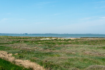 Baie des Veys, Pointe de Brévands, Parc Naturel Régional des Marais du Cotentin et du Bessin,...