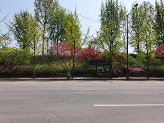 Bus station in Seoul, South Korea