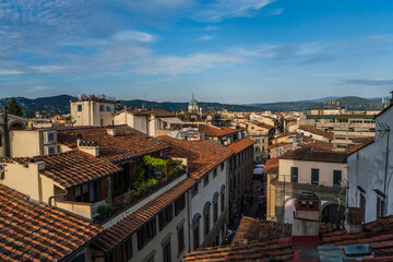 Fototapeta na wymiar view of Florence, Italy from above 