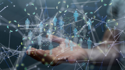 Unity group and teamwork concept