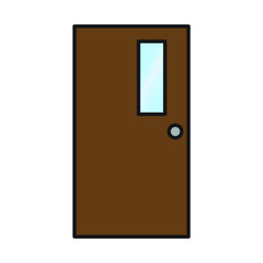 Door vector for website symbol icon presentation
