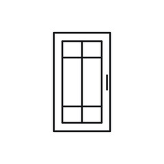 Door vector for website symbol icon presentation