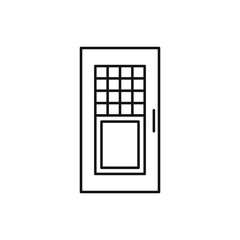 Door vector for website symbol icon presentation