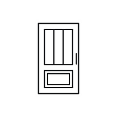 Door vector for website symbol icon presentation