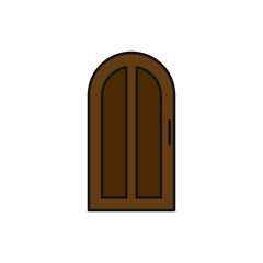 Door vector for website symbol icon presentation