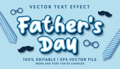 Father's day editable text style template