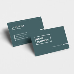 Green Business Card Design