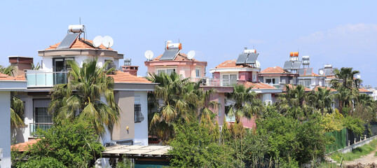 new  cottages with solar panels
