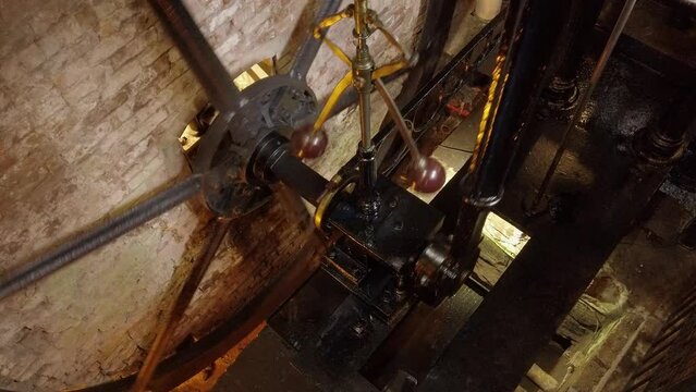 An atmospheric engine, used to power a cotton mill in the industiral revolution.